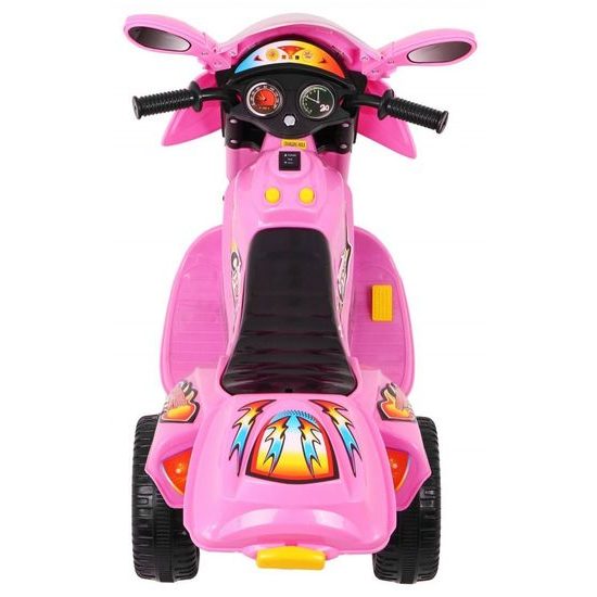 Dětská elektrická tříkolka Racing Pink