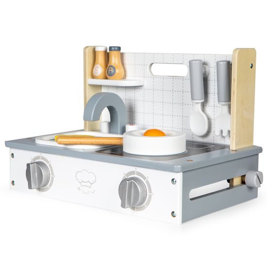 Ecotoys dětská dřevěná mini kuchyňka Little Cook