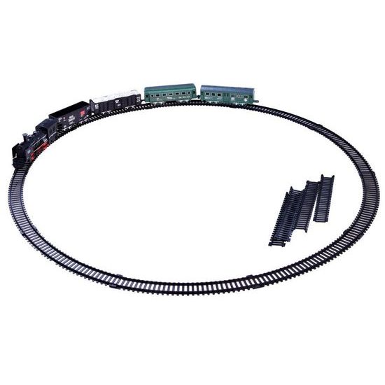 Mini vláčkodráha na baterie se světlem Rail King