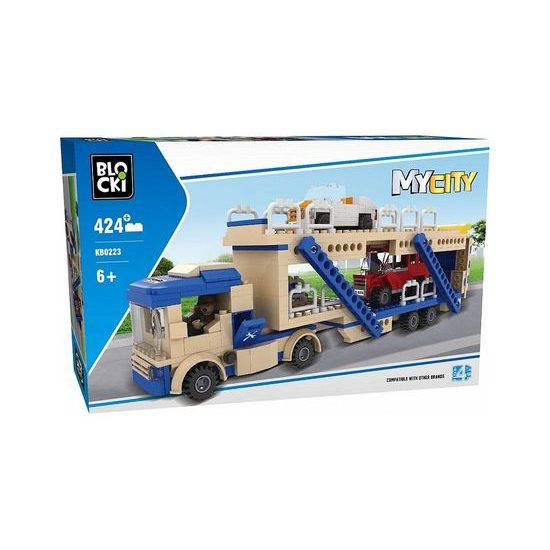 Blocki auto s návěsem 424 dílků