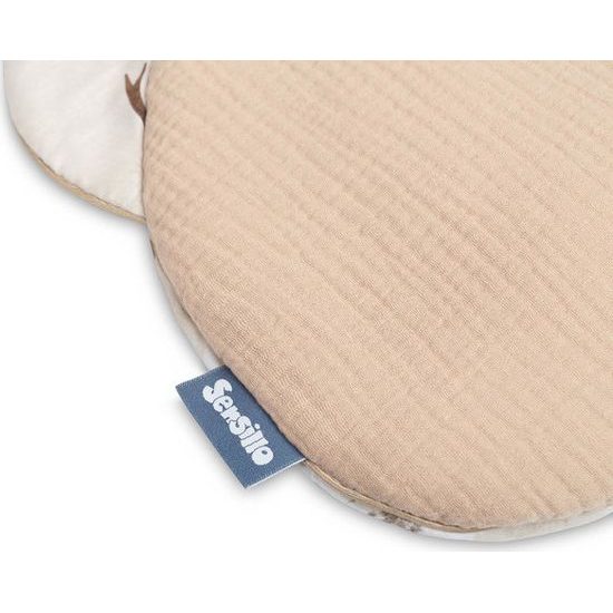 Mušelínový set do kočárku Lesní zvířátka, meruňková