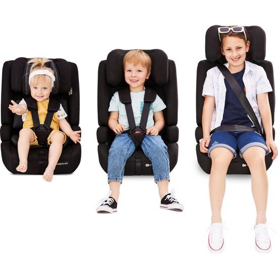 Autosedačka Kinderkraft SAFETY FIX 2023 i-SIZE 9-36kg šedá