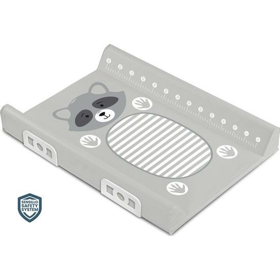 Přebalovací podložka Sensillo Safety System mýval šedý 70 cm