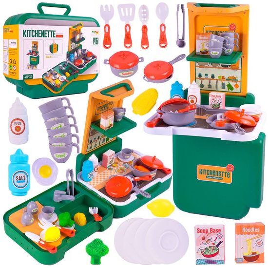 Dětská mini kuchyňka v kufříku Child Kitchenette