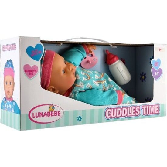 Panenka miminko - měkké tělo s lahvičkou s dudlíkem