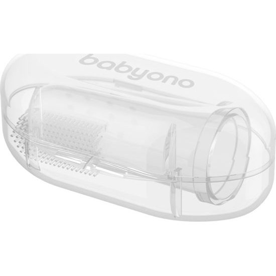 Masážní kartáček na zuby a dásně Akuku bílá