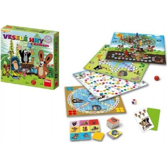 Veselé hry s Krtkem - společenská hra