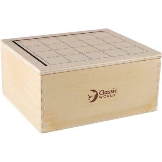 Dřevěná skládanka stavebnice Vesmír 41ks