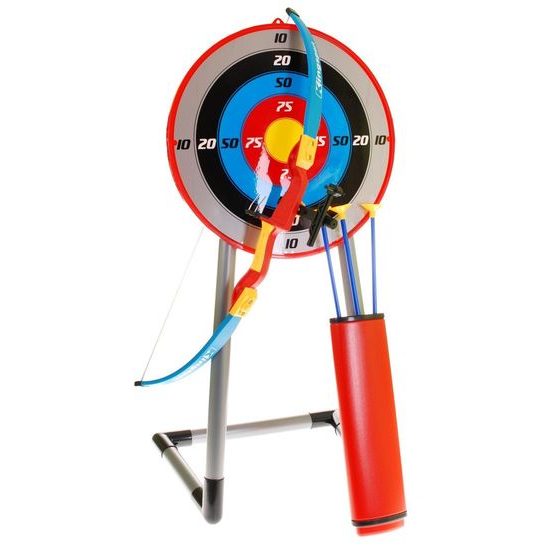 Dětský luk Kings Sport se 3 šípy, terčem a stojanem
