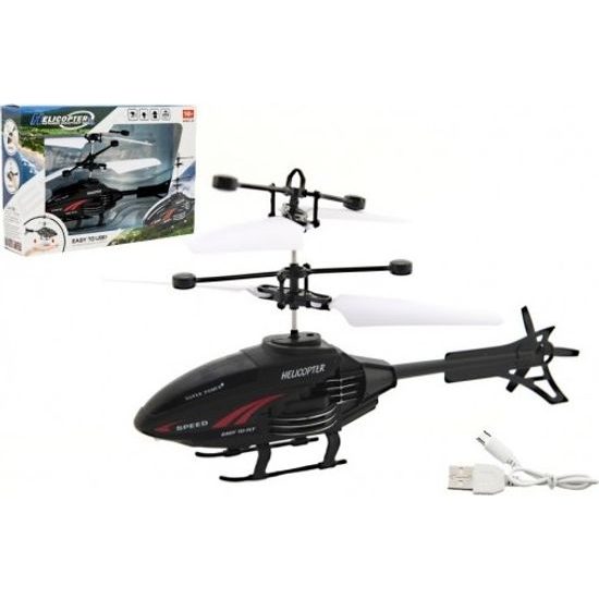 Vrtulník - reagující na pohyb ruky s USB nabíjecím kabelem