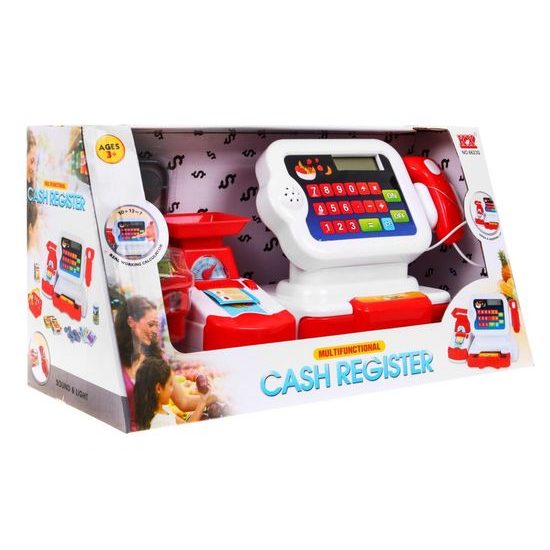 Dětská elektronická pokladna s kalkulačkou Funny Cashier