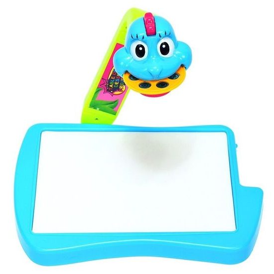 Projektor s kreslící tabulkou a 21 šablonami Dráček