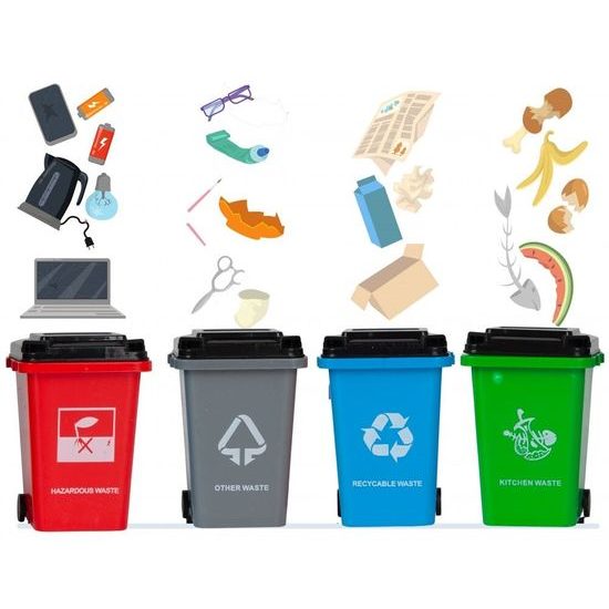 Šroubovací popelářské auto s kontejnery Sanitation Truck