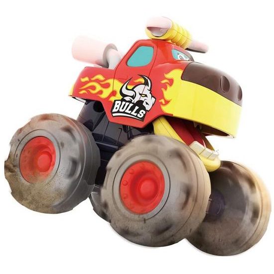 Huile Toys autíčko pro nejmenší na setrvačník Monster Bulls
