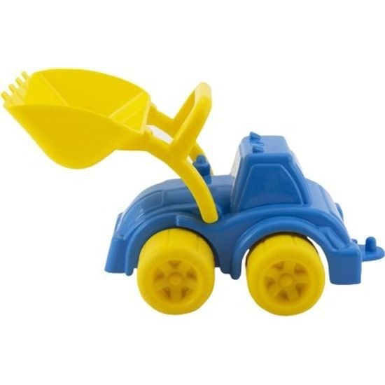 Stavební stroj - bagr/nakladač - mix 3 barvy
