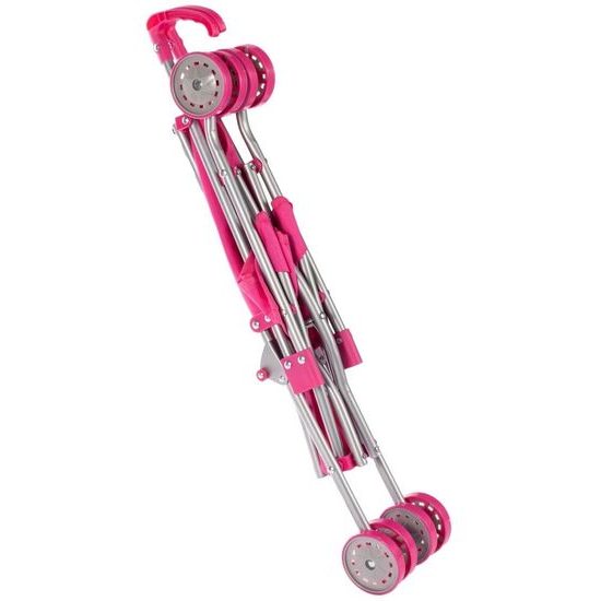 Golfový kočárek pro panenky Unicorn růžový