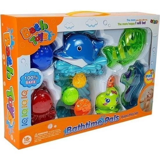 Delfín s vodopádem - hračka do vany