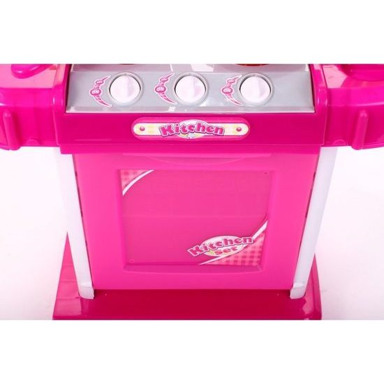 Dětská skládací kuchyňka se zvuky a světlem Pink Gourmet