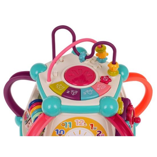 Multifunkční kostka pro nejmenší se zvuky a světly Magic Cube