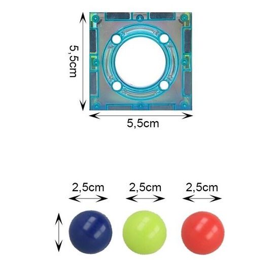 Magnetická stavebnice se skluzavkou Magnet Blocks 148 dílů