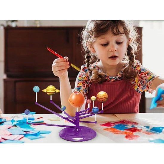 Vzdělávací sada 2v1 sluneční soustava s projektorem