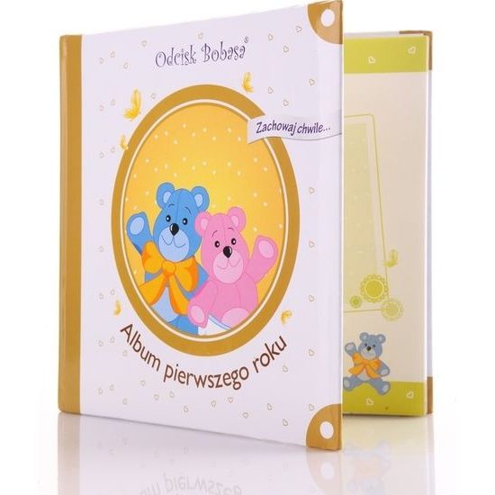 Fotoalbum - Můj 1.rok - otisk miminka