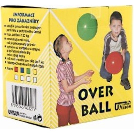 Míč Overball nafukovací rehabilitační