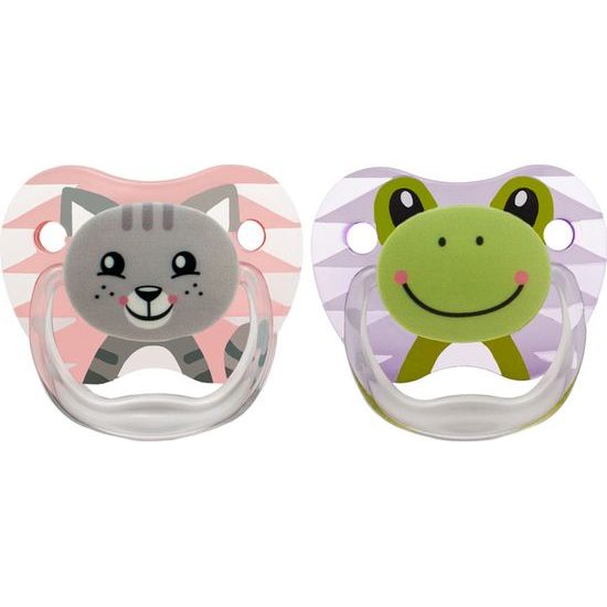 Dr Brown's Ortodontický dudlík Prevent zvířátka, 2ks, 0-6m