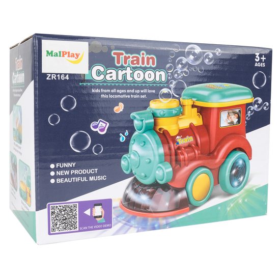 Lokomotiva s bublifukem a melodiemi Happy Train