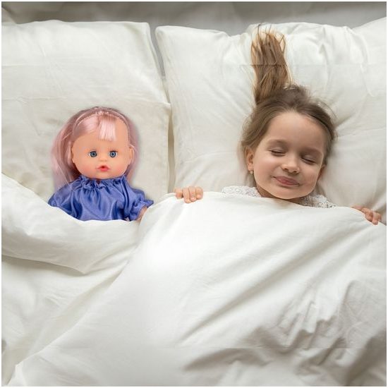 Mluvící panenka s příslušenstvím Baby Doll 31 cm