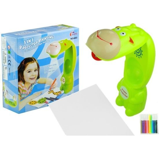 Projektor ke kreslení zelená žirafa