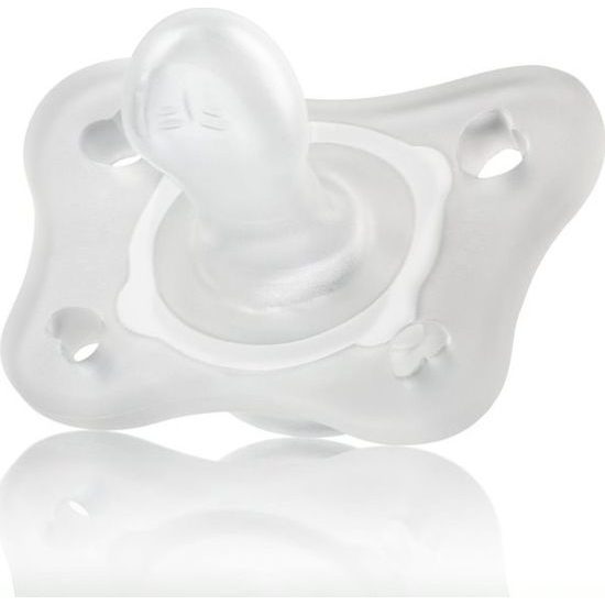 CHICCO Šidítko Physio Mini Soft celosilikonové 0-2m chlapec 2 ks