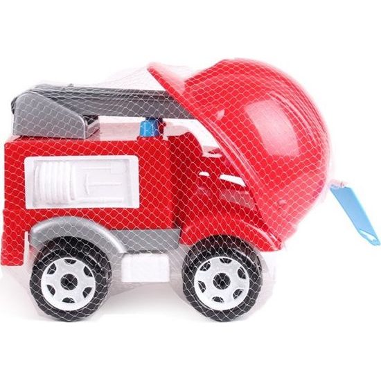 Hasičské auto + helma