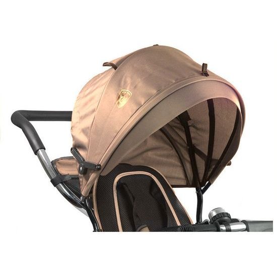 Majlo Toys multifunkční tříkolka s nafukovacími koly PRO500 béžová