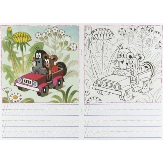 Omalovánky Krtek a škola