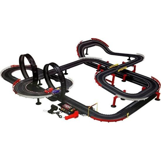 Závodní dráha s autíčky 1420 cm na dálkové ovládání