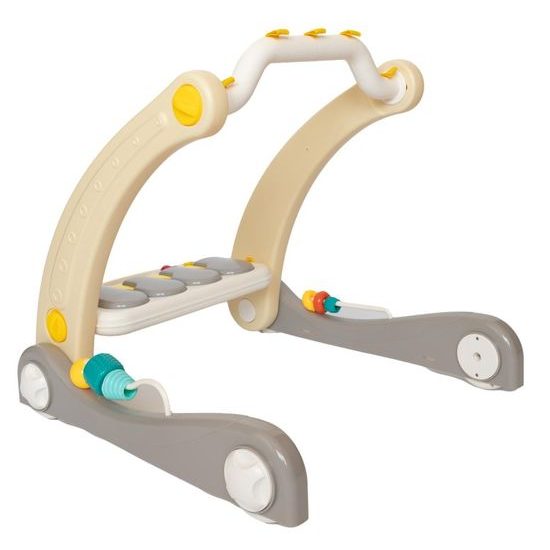 Haunger chodítko 2v1 s hrací dekou a piankem Happy Childhood