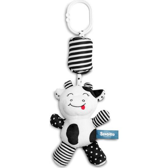 Sensillo Závěsná hračka BLACK&WHITE kravička