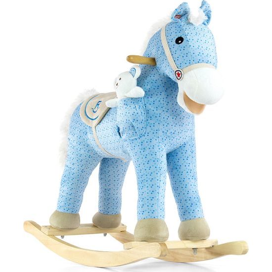 Houpací koník s melodií Milly Mally Pony modrý