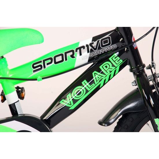 Dětské kolo Volare Sportivo Brakes Green 14"