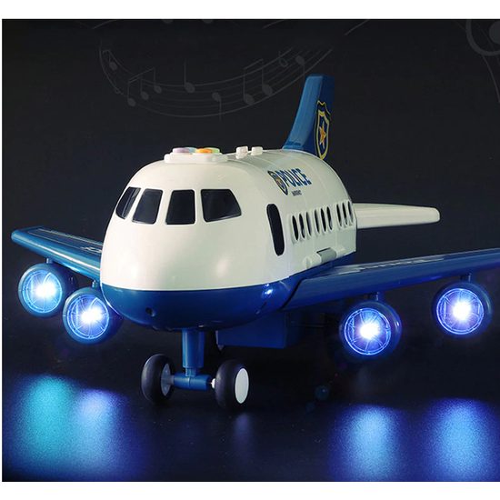 Interaktivní letadlo se světly a zvuky Police Airplane II