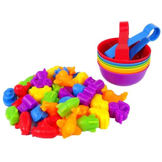 Dětská ukládačka Veselé autíčka dopravní prostředky 36 kusů