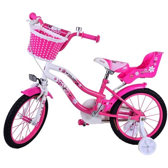 Dětské kolo Volare Lovely růžovo-bílé 16"