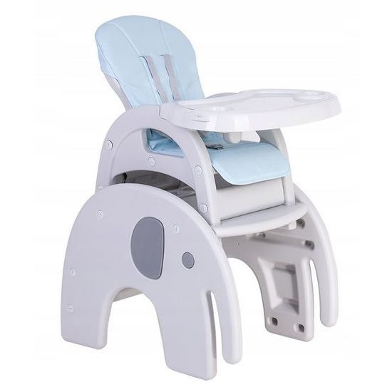 Ecotoys jídelní židlička 3v1 se stolečkem Slon