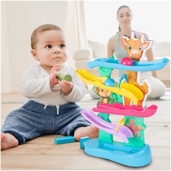 Dětská kuličková skluzavka na baterie Jungle