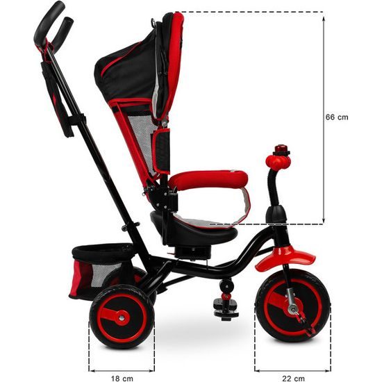 Dětská tříkolka Timmy růžová