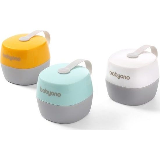 BabyOno Pouzdro na dudlík Natural Nursing - šedé