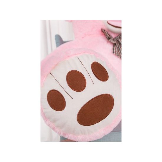 Plyšový medvěd Maty 190 cm XXL růžový