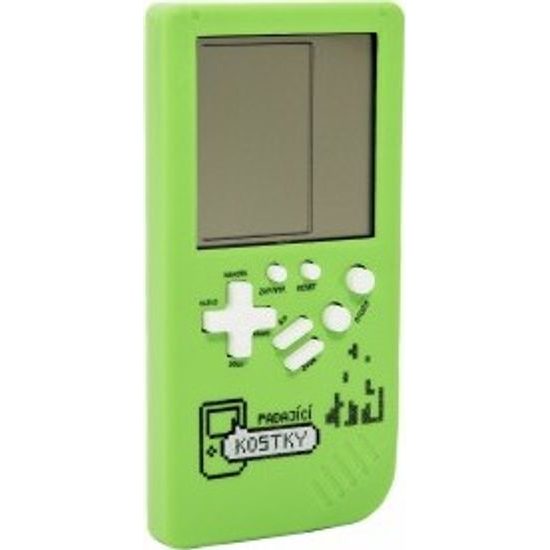 Digitální hra - Padající kostky hlavolam - zelená - na baterie