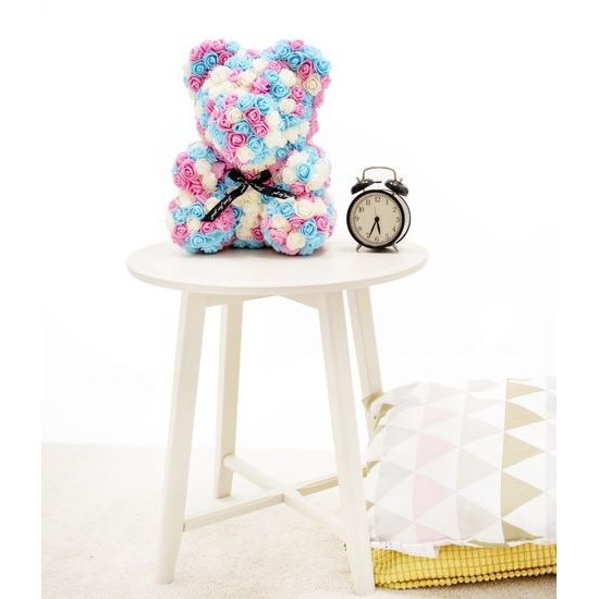 Medvídek z růží multicolor Rose Bear 40 cm